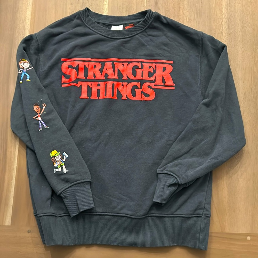 NWOT Zara Stranger Things Sweatshirt Size 11-12